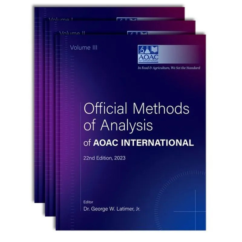 Official Methods of Analysis 23st Edition Idioma Ingles